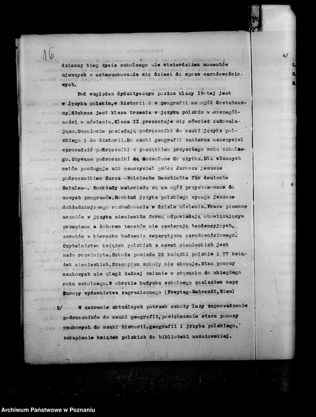 Obraz 19 z jednostki "Prywatna Szkoła Powszechna z niemieckim językiem nauczania w Obrzycku powiat Szamotuły"