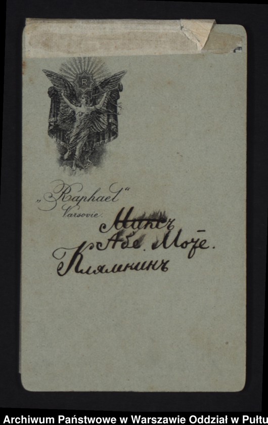 image.from.unit.number "Akta osobowe ucznia Klamkina Abe-Mole syna Arona /2 zdjęcia/"