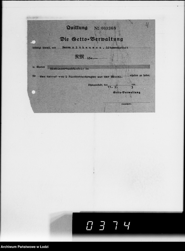 Obraz 8 z jednostki "Einnahme Anweisungen"