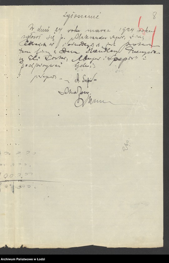 Obraz 10 z jednostki "Eli Liskier – Sukcesorowie M. Sapir i S-ka – dom handlowo-przemysłowy"