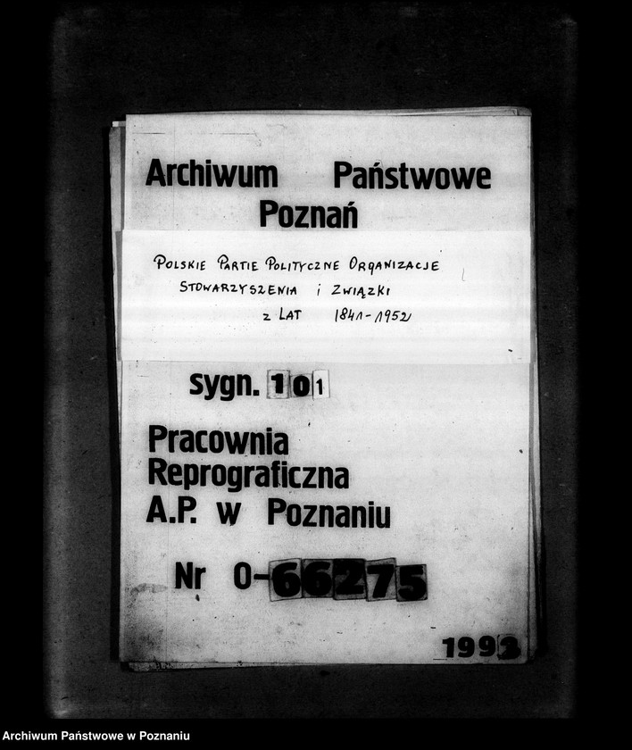 Obraz 1 z jednostki "Obliczone emerytury wypłacone z Kasy Emerytalnej "Wzajemnej Pomocy" urzędników Zjednoczenia Zawodowego Polskiego"