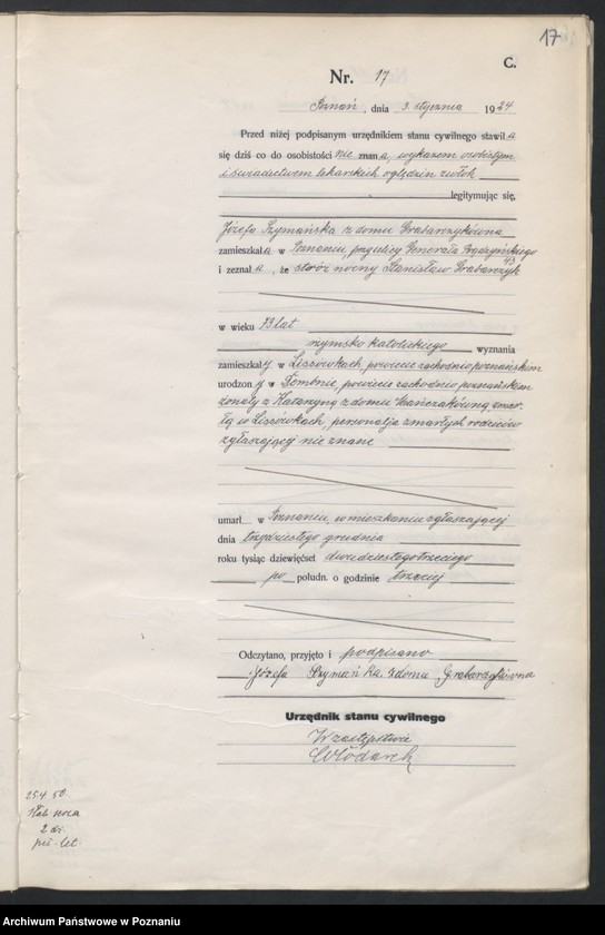 image.from.unit.number "Księga miejscowa zgonów tom I [Rejestr główny zgonów]"