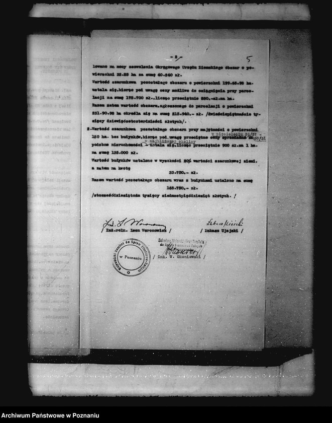 Obraz 9 z jednostki "Majątek Miedzyń powiatu bydgoskiego parcelacja oddłużeniowa"