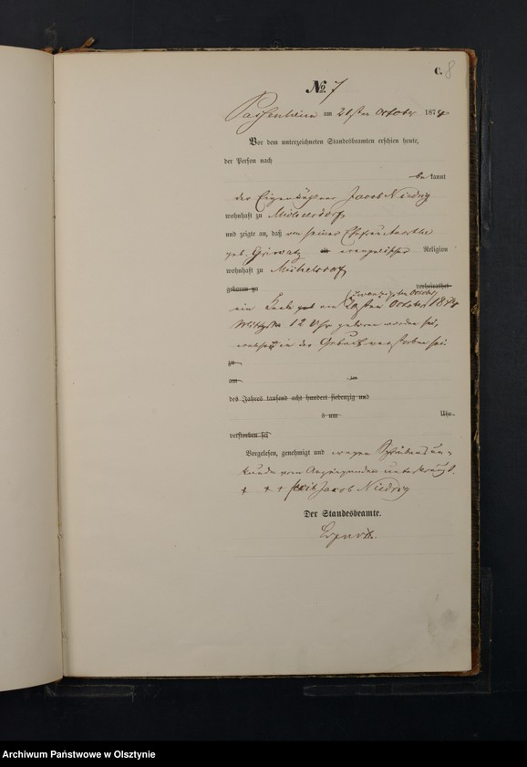 image.from.unit.number "Haupt-Sterbe-Register Nr 1 - 36"