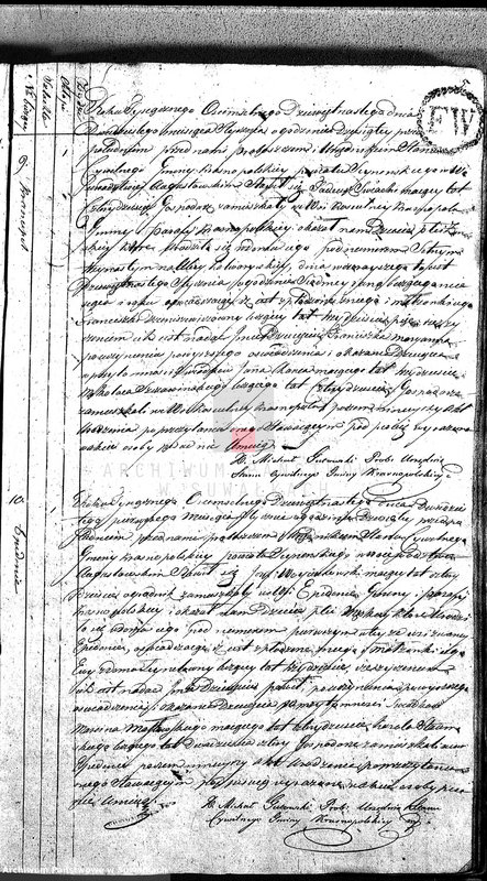 image.from.unit.number "Akta Urodzonych Gminy Krasnopolskiey w Powiecie Seyneńskim w Województwie Augstowskim od 1-go Stycznia 1819."