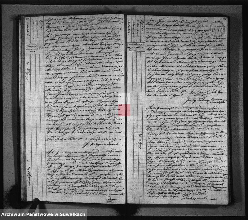 image.from.unit.number "Akta urodzonych stanu cywilnego gminy seyneńskiey od 1-go stycznia 1817 roku."