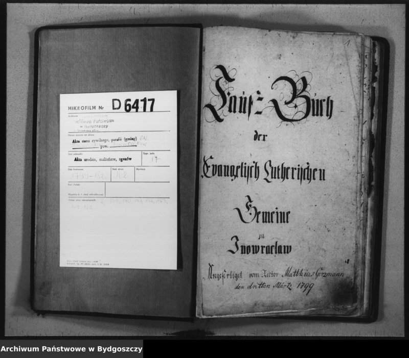 image.from.team "Akta metrykalne ewangelickiej gminy wyznaniowej w Inowrocławiu"