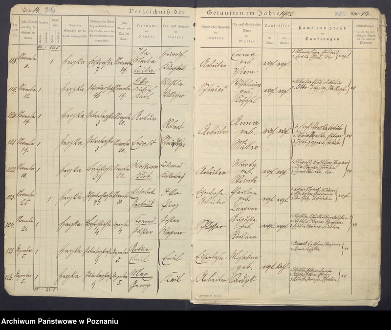 Obraz 16 z jednostki "Verzeichnis der Getauften"