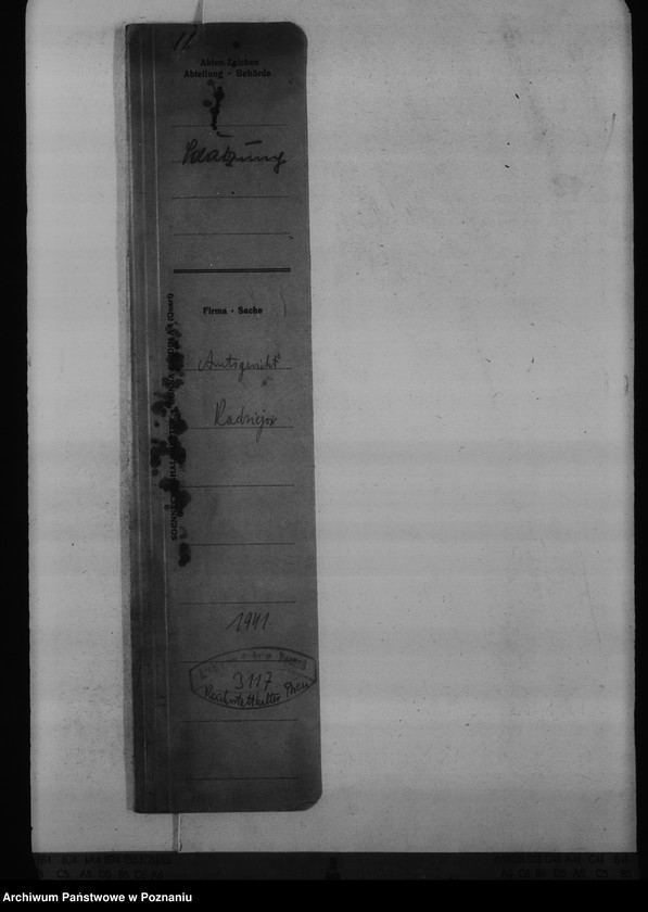 Obraz 4 z jednostki "Amtsgericht Radziejów"