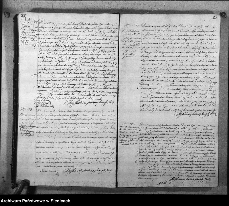 Obraz 14 z jednostki "Akta urodzin, małżeństw, zgonów"