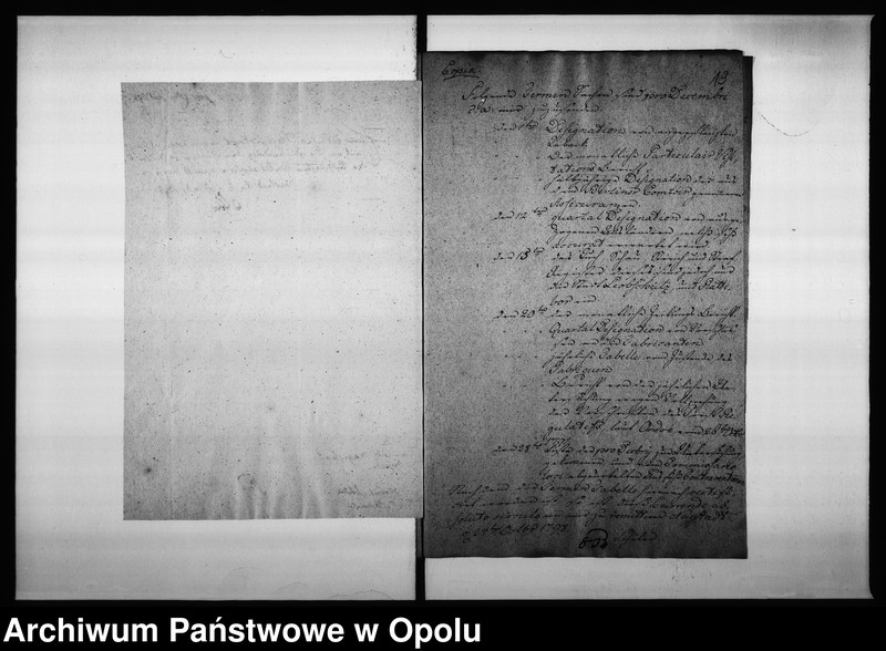Obraz 20 z jednostki "Acta des Magistrats zu Oppeln von den Fixirten monatlichen Eingaben und der Termins Tabelle"