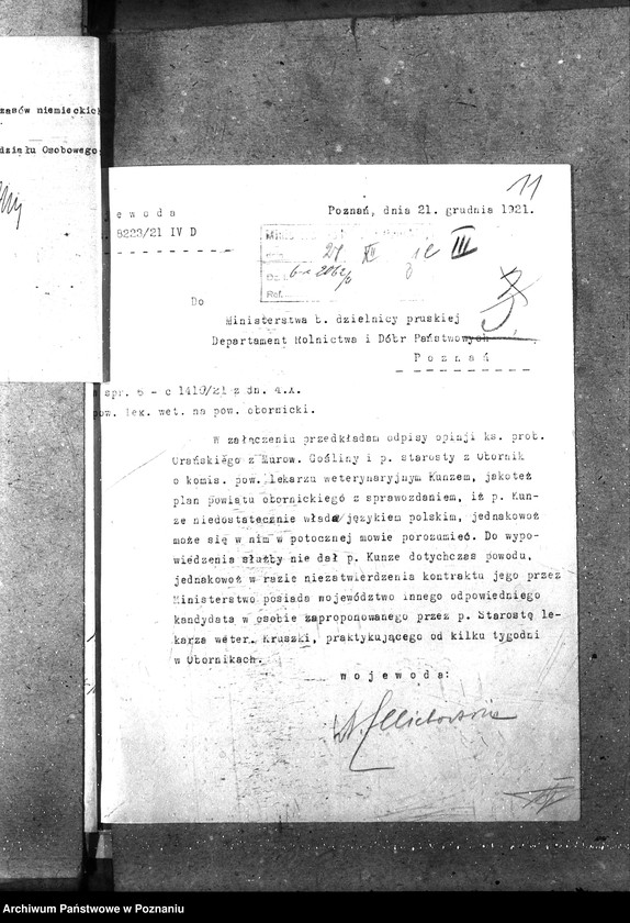 Obraz 15 z jednostki "Pow. lekarz Weterynaryjny Oborniki"