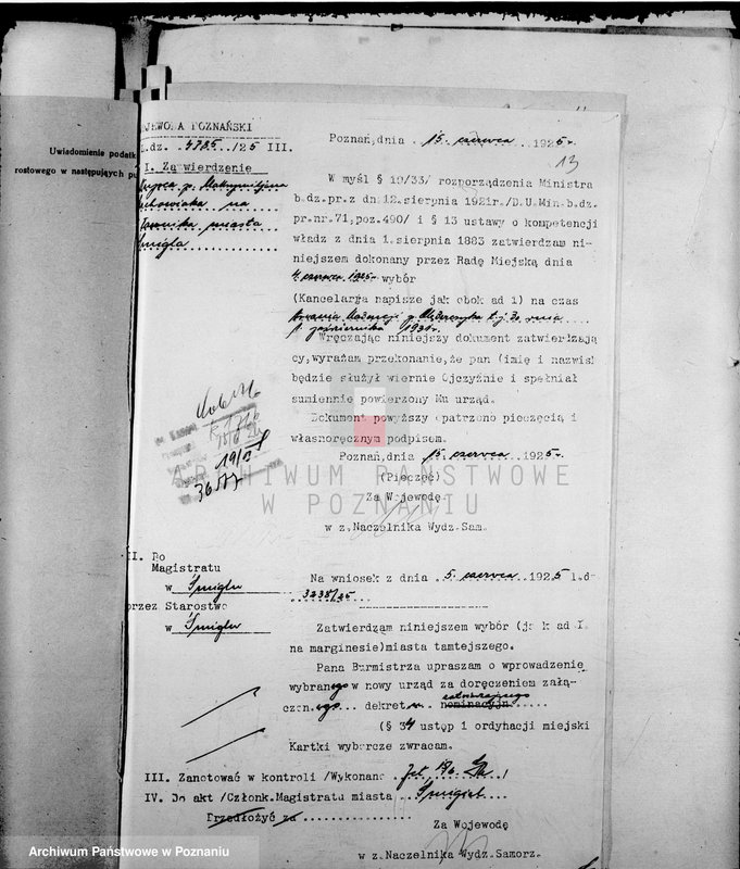 Obraz 17 z jednostki "Członkowie magistratu miasta Śmigla"