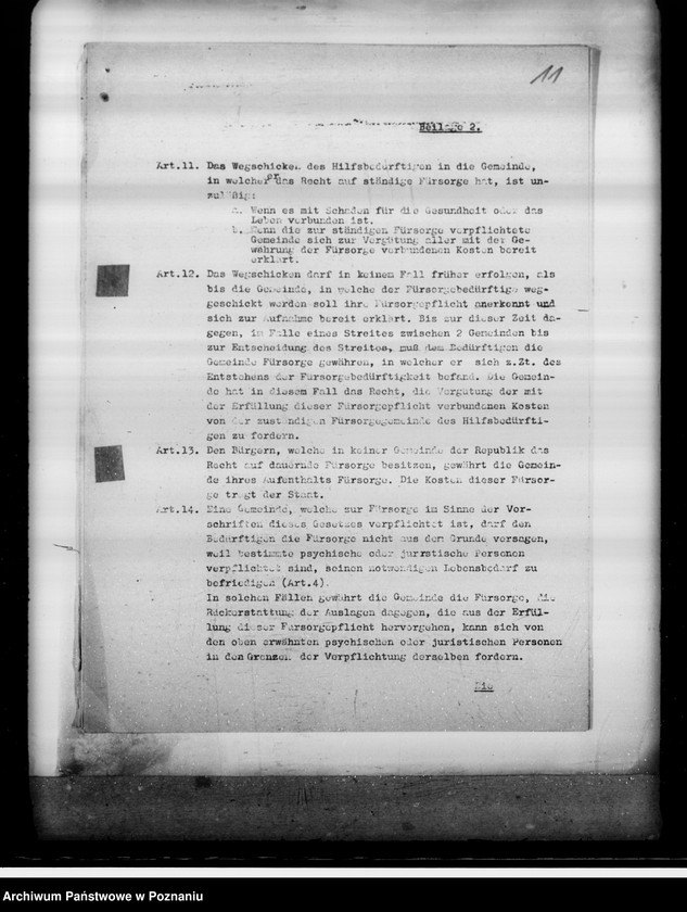 Obraz 15 z jednostki "Niemieckie tłumaczenia polskiej ustawy o tymczasowej organizacji byłej dzielnicy pruskiej"