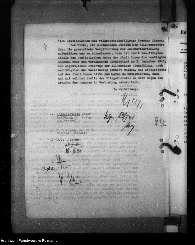 Obraz 8 z jednostki "Zarządzenia i korespondencja w sprawie sporządzenia spisu bydła"