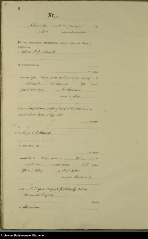 image.from.unit.number "Heiraths-Haupt-Register Nr 1 - 25"