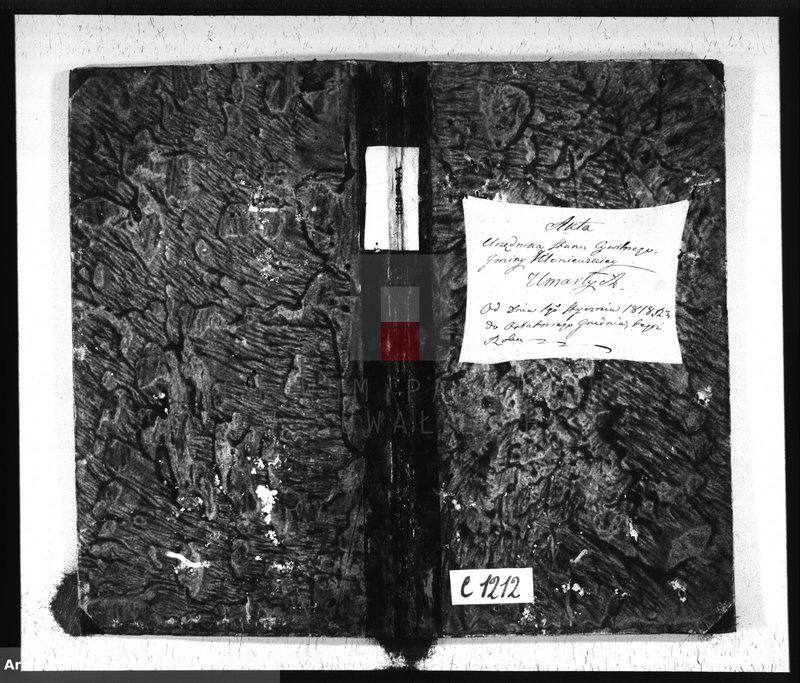 image.from.unit.number "Akta Urzędnika Stanu Cywilnego Gminy Jeleniewskiey Umarłych Od Dnia 1-go Stycznia 1818 R-u do ostatniego Grudnia tegoż roku."