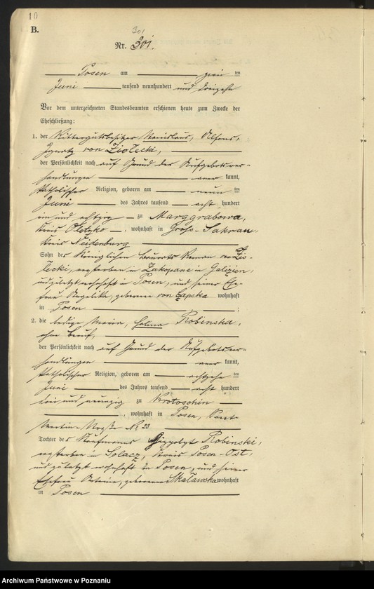 Obraz 12 z jednostki "Księga miejscowa małżeństw tom II [Rejestr główny małżeństw]"