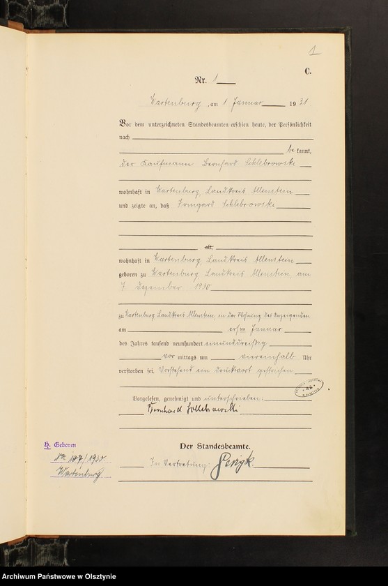 image.from.unit.number "Sterbe-Haupt-Register Nr 1 - 110"