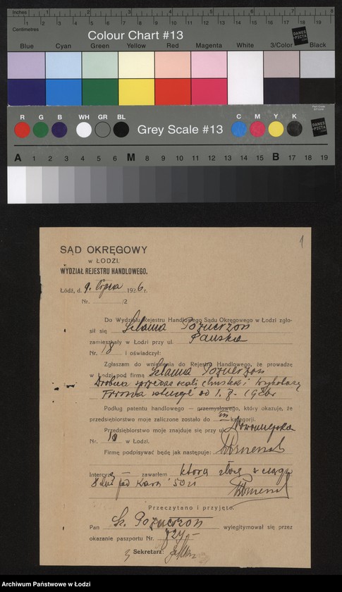 Obraz 3 z jednostki "Szlama Poznersohn – sprzedaż szali i chustek"