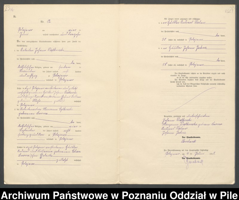 Obraz 15 z jednostki "Księga małżeństw"
