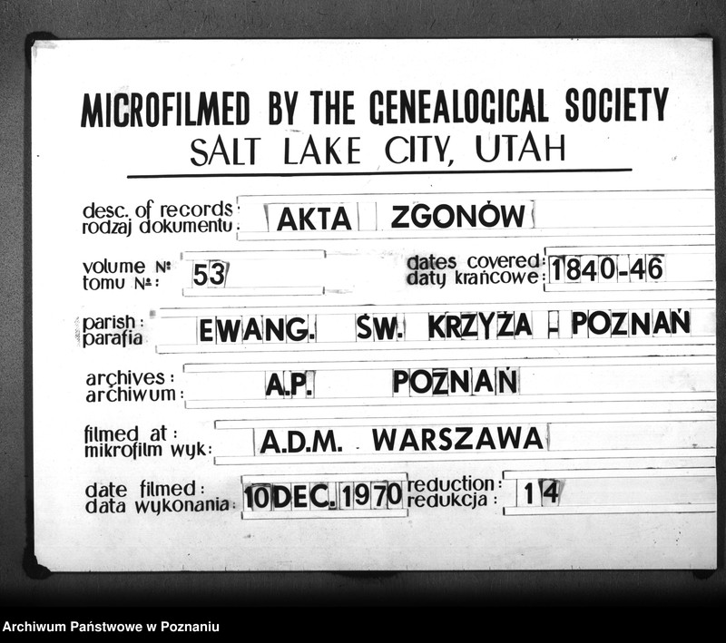 Obraz 1 z jednostki "Sterbenbuch"