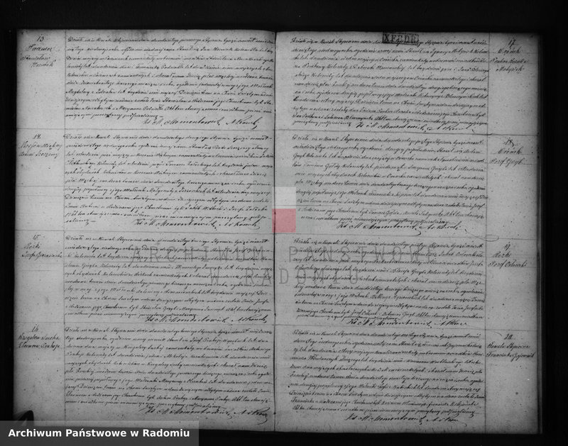 Obraz 5 z jednostki "[Akta Stanu Cywilnego wyznania rzymsko - katolickiego parafii] Kowala 1867 rok"