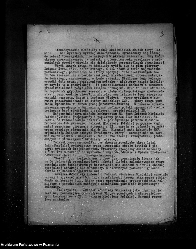 Obraz 7 z jednostki "Sprawozdanie kwartalne z życia polskich legalnych stowarzyszeń i związków za okres od 1 lipca do 31 grudnia 1933 r."