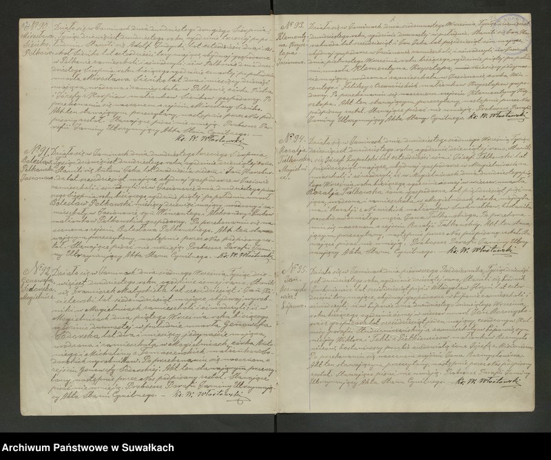 image.from.unit.number "Akta Zmarłych Parafii Jami[ny] od dnia 24go Kwietnia 1920 roku do dnia 4go Listopada 1925 roku"