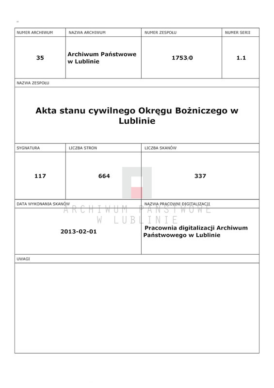 Obraz 2 z jednostki "Księga urodzeń"