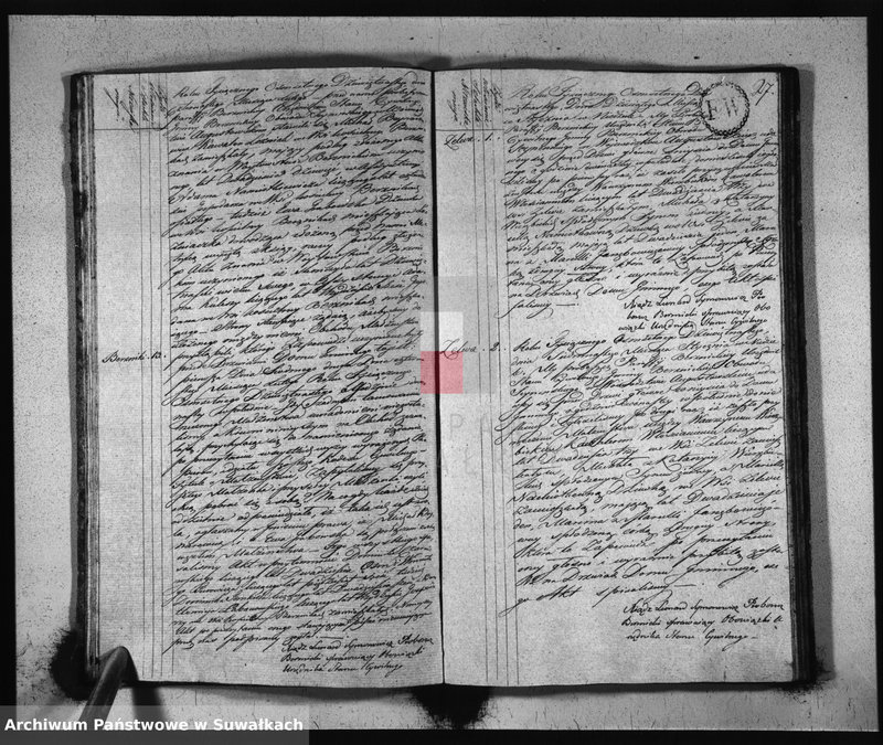image.from.unit.number "Akta Zaślubionych od 1-o Mca Stycznia 1819. Gminy Berznickiey"