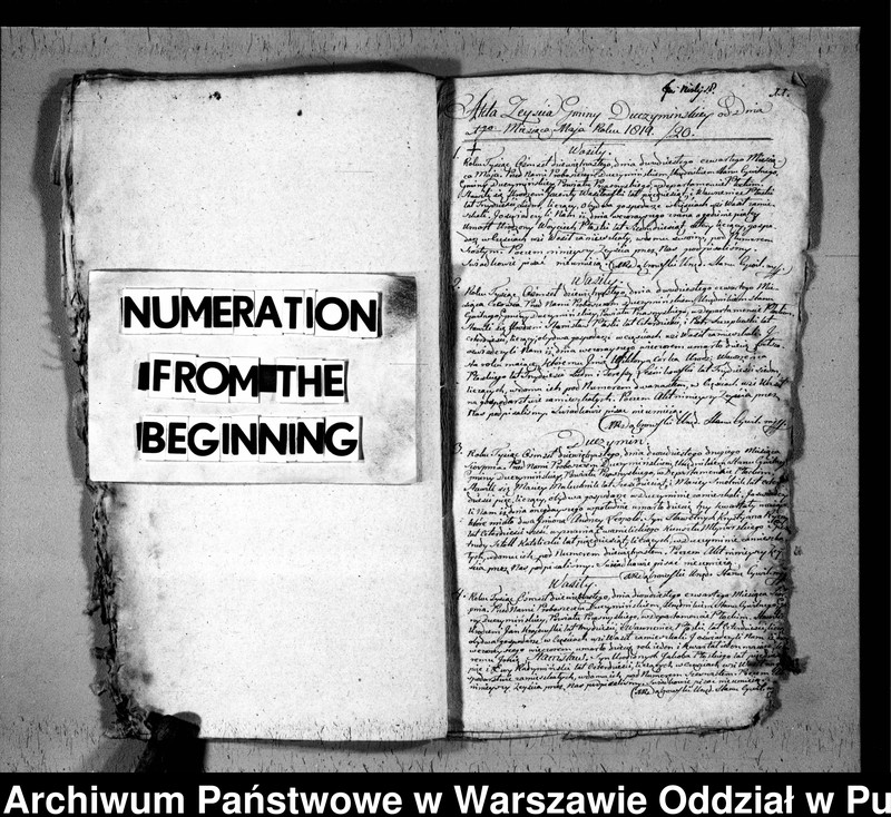 image.from.unit.number "Akta urodzeń, małżeństw i zgonów"