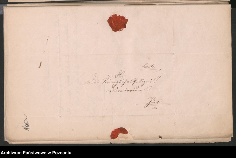 Obraz 20 z jednostki "A. betr. die verschiedenen Korrespondenzen wegen Ausweisung der polnischen Überläufer sowie auch die dem Herrn Ober Präsidenten bezüglich dieser Individuen einzureichenden Veränderungs-Nachweisungen"