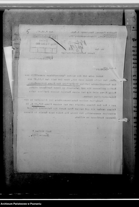 Obraz 9 z jednostki "Bewerbung des Ing. Theodor Preuss - urzędnik"