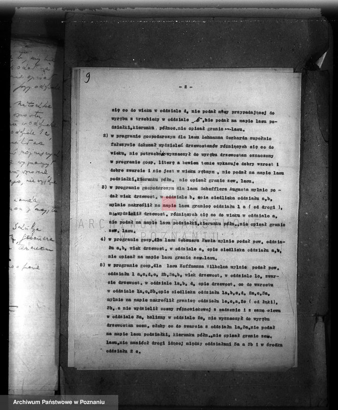 Obraz 13 z jednostki "/Nadzór nad gospodarką leśną/ protokoły badania lasów, programy gospodarcze powiat nowotomyski"