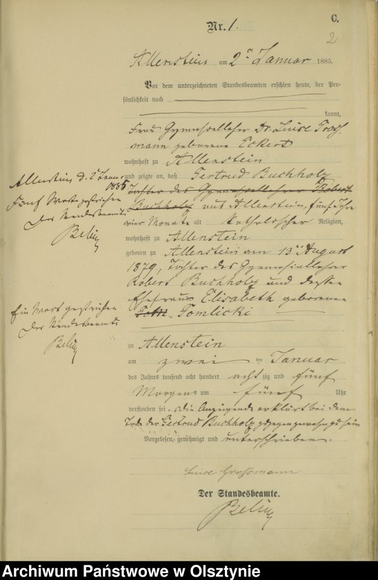 image.from.unit.number "Sterbe-Haupt-Register Nr 1 - 395"