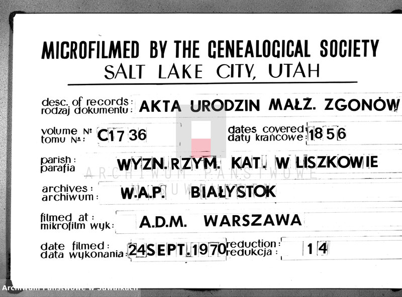 image.from.unit.number "Dupplikat Parafii Liszkowo 1856"