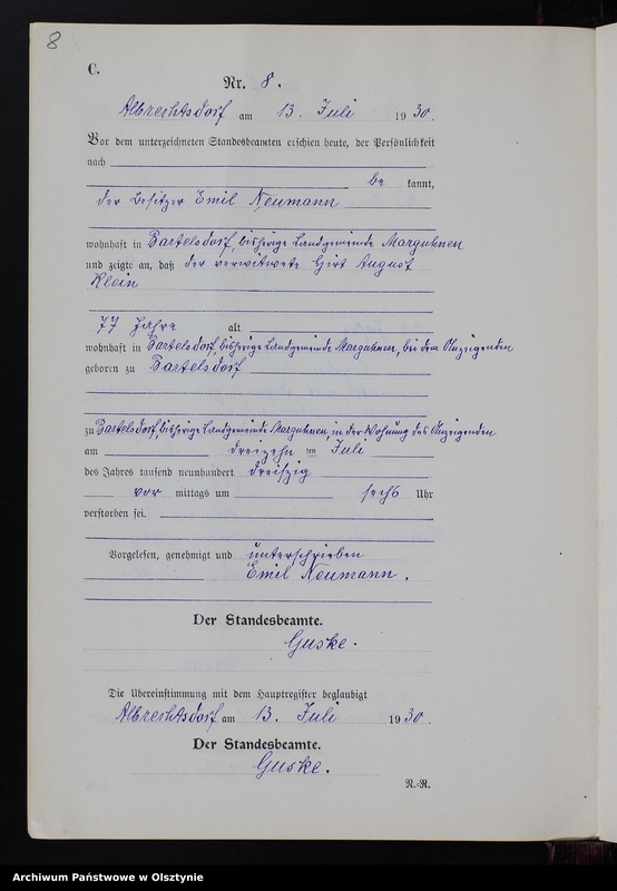 image.from.unit.number "Sterbe-Neben-Register Nr 1 - 14 [ Księga zgonów - wtóropis ]"