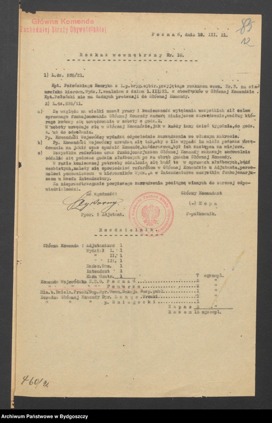 image.from.unit.number "Rozkazy wewnętrzne Komendy Głównej Zachodniej Straży Obywatelskiej w Poznaniu"