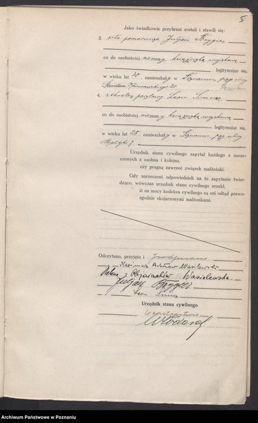 Obraz 7 z jednostki "Księga miejscowa małżeństw tom II [Rejestr główny małżeństw]"