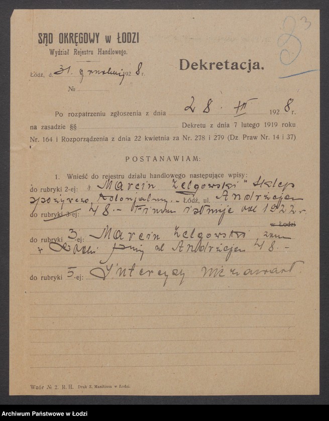 Obraz 5 z jednostki "Marcin Zelgowski - sklep spożywczo-kolonialny"