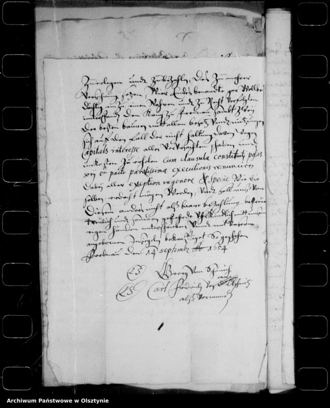 image.from.unit.number "Klag-Libell in puncto debiti liquidissimi Hn. X-ph Albr. von Perband auff Kewitten contra Sätliche Erben des Hans Wolff von der Ölschnitz auf Fredenau"