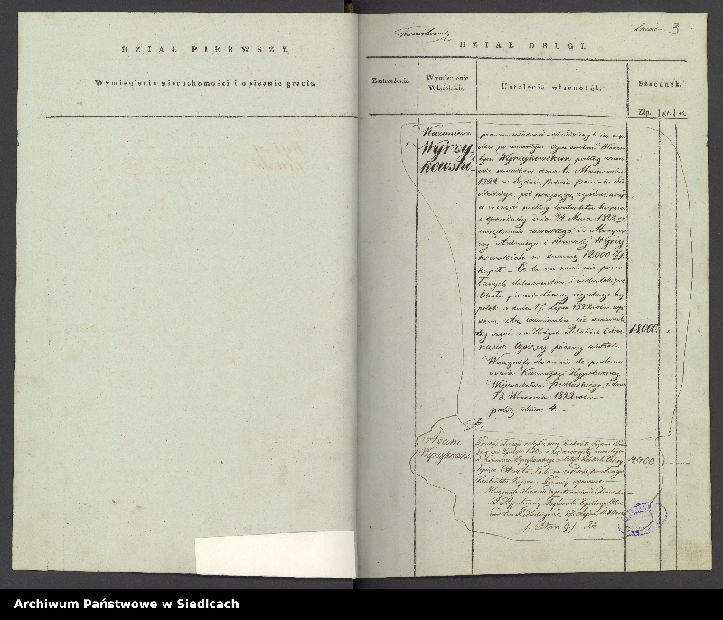 image.from.unit.number "Dobra ziemskie Wyrzyki część A z przyległościami pow. łosicki, woj. podlaskie, księga, właściciele: Kazimierz Wyrzykowski, Adam Wyrzykowski, Józef i Andrzej Wyrzykowscy"