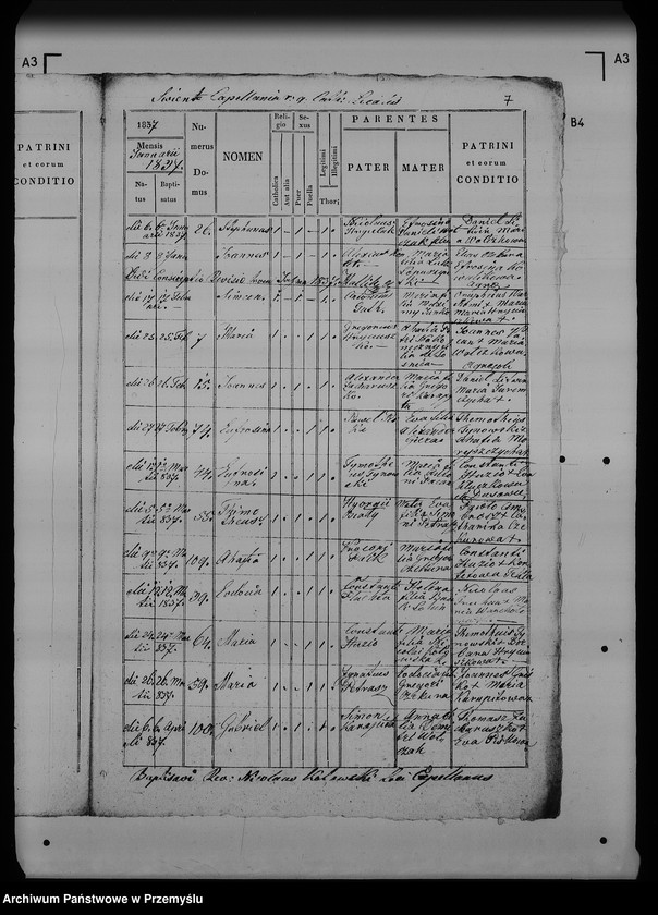 image.from.unit.number "[Kopie ksiąg metrykalnych parafii Święte z filią Zadąbrowie (dekanat Radymno)]"