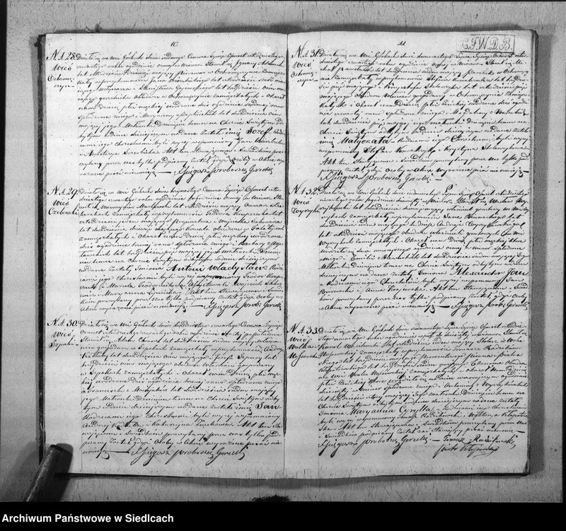 Obraz 8 z jednostki "Akta urodzin, małżeństw, zgonów"