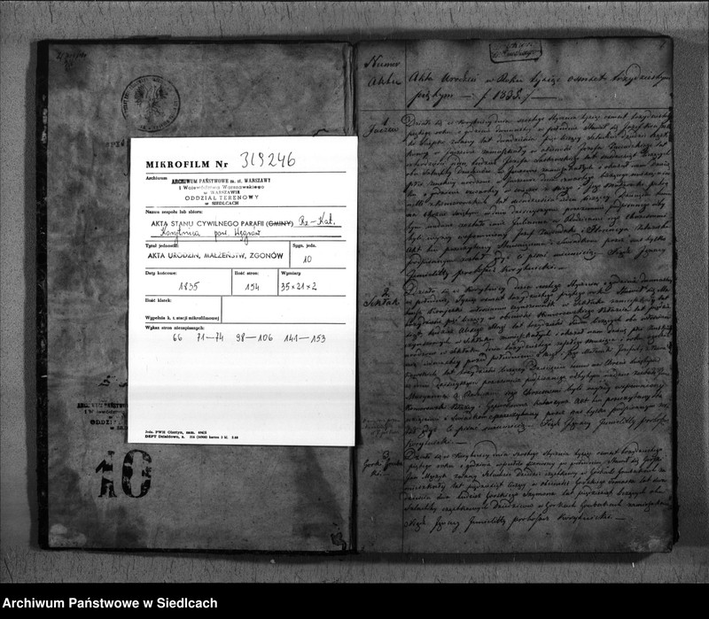 image.from.unit.number "Akta urodzin, małżeństw, zgonów"