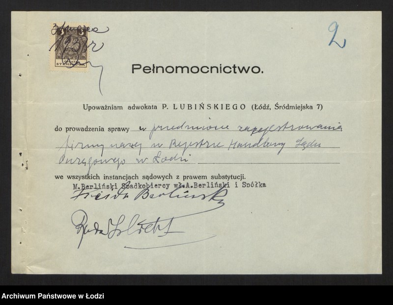 Obraz 4 z jednostki "Aron Lajb Berliński- spółka komandytowa przemysł pończoszniczy"