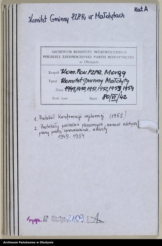 image.from.team "Komitet Gminny Polskiej Zjednoczonej Partii Robotniczej w Małdytach pow. morąski"