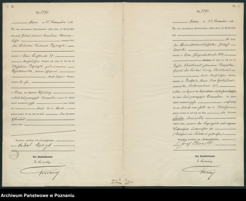 Obraz 4 z jednostki "Księga miejscowa urodzeń tom V [Rejestr główny urodzeń]"