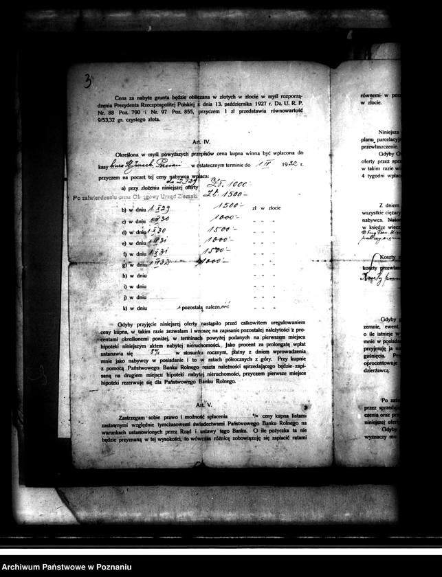 Obraz 7 z jednostki "Przewłaszczenie działek z parcelacji majątku Stary Tomyśl powiatu nowotomyskiego"